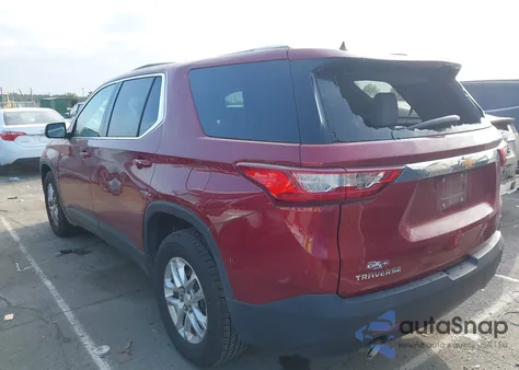2018 Chevrolet Traverse 1Lt из США, поврежденный, VIN 1GNERGKW9JJ125765